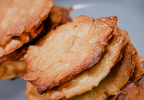 杏仁瓦片食譜,烘焙入門級法式甜點(diǎn),香甜酥脆,記得一定要夠薄